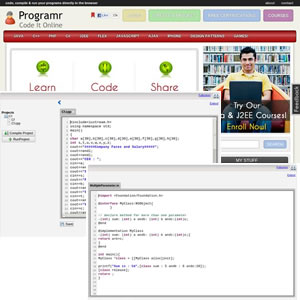 Programr: escribe el código, compila y ejecuta aplicaciones