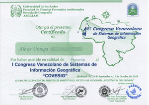I COVESIG entregó certificados a los participantes 