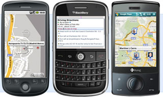 Google Maps para BlackBerry 