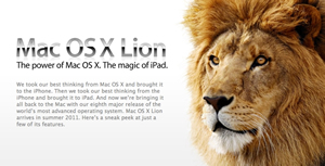 Apple prueba la versión final de Mac OS X 10.7 Lion