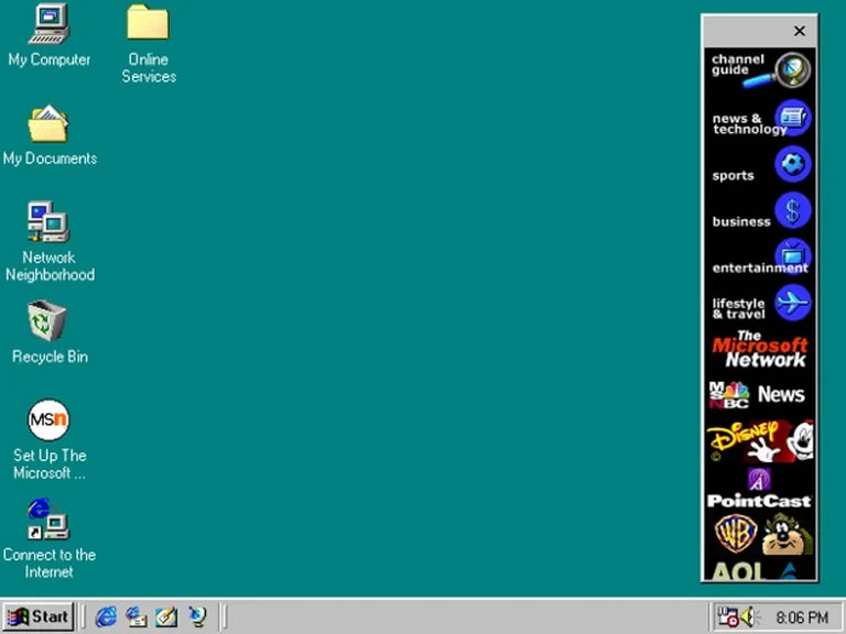Escritorio Windows 98