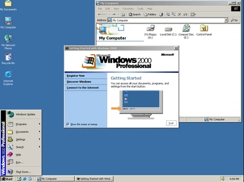 Escritorio Windows 2000
